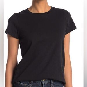 Madewell Vintage Crewneck Cotton T-Shirt Size XXS in True Black